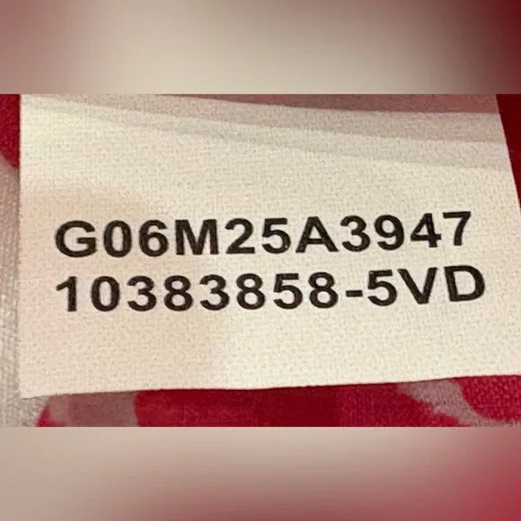 Jones New York Sport Fuchsia & White Tab Sleeve Blouse Shirt Top, XL - Picture 5 of 7